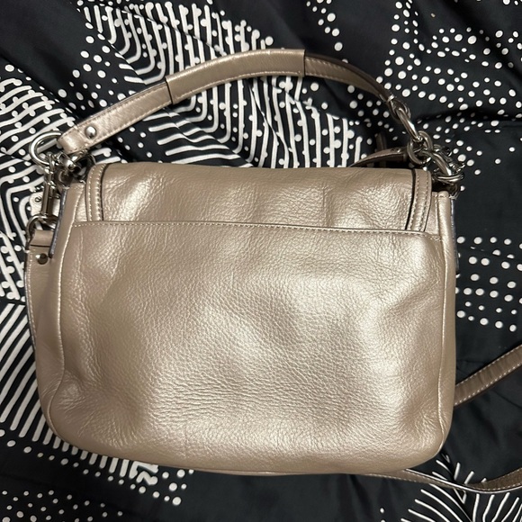 Coach Metallic Gold/Beige Purse - Picture 2 of 3